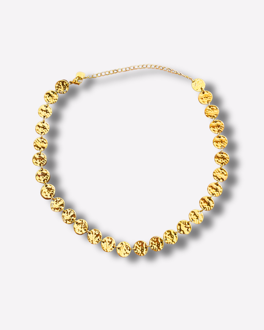 Circles steel necklace